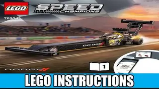 LEGO Speed Champions 76904 Mopar Dodge//SRT Top Fuel Dragster and 1970 Dodge Challenger T/A building instructions