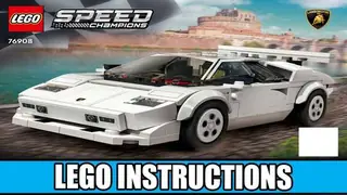LEGO Speed Champions 76908 Lamborghini Countach building instructions