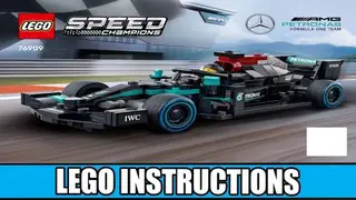 LEGO Speed Champions 76909 Mercedes-AMG F1 W12 E Performance & Mercedes-AMG Project One building instructions