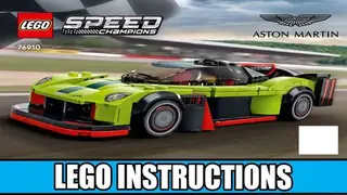 LEGO Speed Champions 76910 Aston Martin Valkyrie AMR Pro and Aston Martin Vantage GT3 building instructions