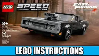 LEGO Speed Champions 76912 Fast & Furious 1970 Dodge Charger R/T building instructions