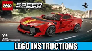 LEGO Speed Champions 76914 Ferrari 812 Competizione building instructions