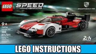 LEGO Speed Champions 76916 Porsche 963 building instructions