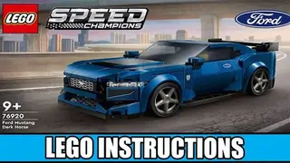 LEGO Speed Champions 76920 Ford Mustang Dark Horse building instructions