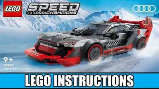 LEGO Speed Champions 76921 Audi S1 e-tron quattro building instructions