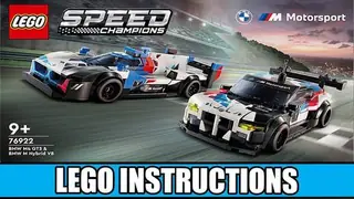 LEGO Speed Champions 76922 BMW M4 GT3 & BMW M Hybrid V8 building instructions