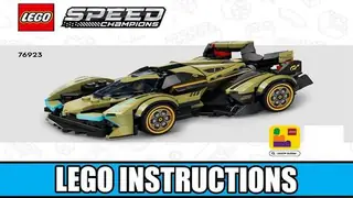 LEGO Speed Champions 76923 Lamborghini Lambo V12 Vision Gran Turismo building instructions
