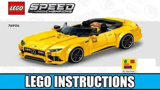 LEGO Speed Champions 76924 Mercedes-AMG G 63 & Mercedes-AMG SL 63 building instructions