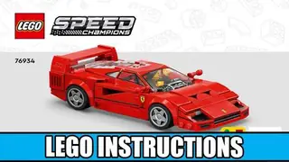 LEGO Speed Champions 76934 Ferrari F40 building instructions