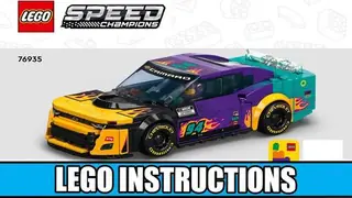LEGO Speed Champions 76935 NASCAR Next Gen Chevrolet Camaro ZL1 building instructions