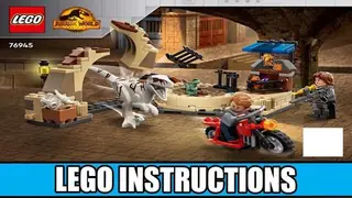LEGO Jurassic World 76945 Atrociraptor Dinosaur: Bike Chase building instructions