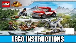 LEGO Jurassic World 76946 Blue & Beta Velociraptor Capture building instructions