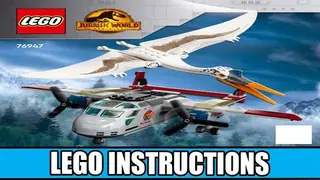 LEGO Jurassic World 76947 Quetzalcoatlus Plane Ambush building instructions