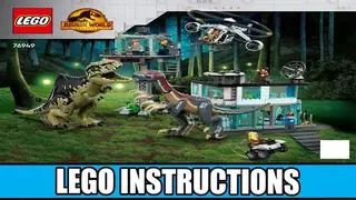 LEGO Jurassic World 76949 Giganotosaurus & Therizinosaurus Attack building instructions