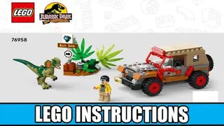 LEGO Jurassic World 76958 Dilophosaurus Ambush building instructions