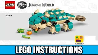 LEGO Jurassic World 76962 Baby Bumpy: Ankylosaurus building instructions