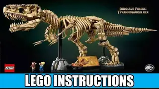 LEGO Jurassic World 76968 Dinosaur Fossils: Tyrannosaurus rex building instructions