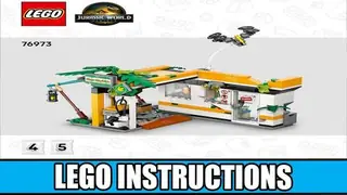LEGO Jurassic World 76973 Raptor & Titanosaurus Tracking Mission building instructions