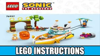 LEGO Sonic 76997 Tails' Adventure Boat building instructions