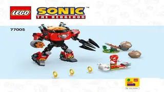 LEGO Sonic 77005 Knuckles vs. Dr. Eggman Egg Crusher Mech building instructions