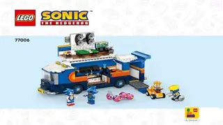 LEGO 77006 Team Sonic Command Truck building instructions