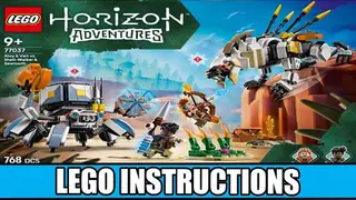 LEGO Horizon 77037 Aloy & Varl vs. Shell-Walker & Sawtooth building instructions