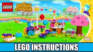 LEGO Animal Crossing 77046 Julian's Birthday Party building instructions