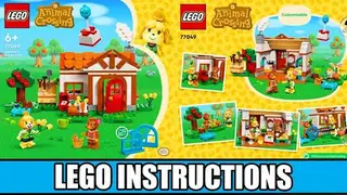 LEGO Animal Crossing 77049 Isabelle's House Visit building instructions