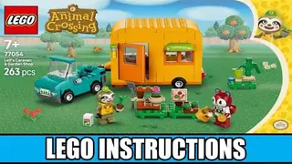 LEGO Animal Crossing 77054 Leif's Caravan & Garden Shop building instructions