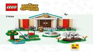 LEGO Animal Crossing 77056 Blathers's Museum Collection building instructions