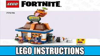 LEGO Fortnite 77076 Durrr Burger Restaurant building instructions