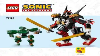 LEGO Sonic 77120 Shadow's Mech vs. G.U.N. Trooper building instructions