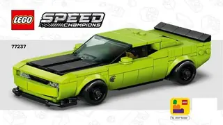 LEGO Speed Champions 77237 Dodge Challenger SRT Hellcat building instructions