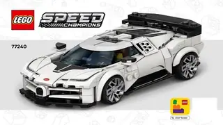 LEGO Speed Champions 77240 Bugatti Centodieci building instructions