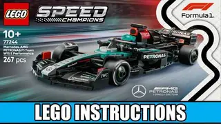 LEGO Speed Champions 77244 Mercedes-AMG PETRONAS F1 Team W15 E Performance building instructions