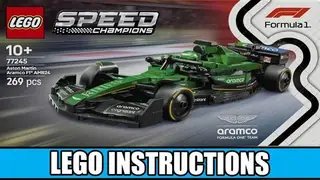 LEGO Speed Champions 77245 Aston Martin Aramco F1 AMR24 building instructions