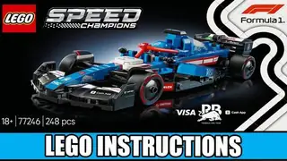 LEGO Speed Champions 77246 Visa Cash App VCARB 01 building instructions