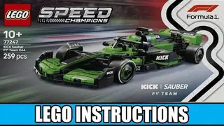 LEGO Speed Champions 77247 KICK Sauber F1 Team C44 building instructions
