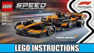 LEGO Speed Champions 77251 McLaren F1 Team MCL38 building instructions