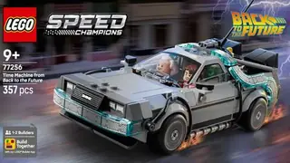 LEGO Speed Champions 77256 Time Machine from Back to the Future building instructions