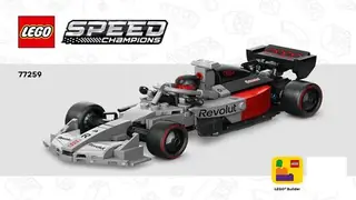 LEGO Speed Champions 77259 Audi Revolut F1 Team R26 Race Car building instructions