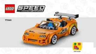 LEGO Speed Champions 77260 Fast & Furious Toyota Supra MK4 building instructions