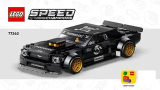 LEGO Speed Champions 77262 Ken Block's 1965 Ford Mustang Hoonicorn RTR V1 building instructions
