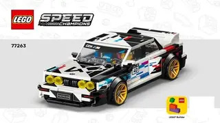 LEGO Speed Champions 77263 BMW M3 (E30) building instructions