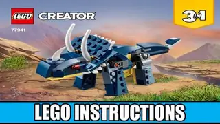 LEGO Creator 77941 Mighty Dinosaurs building instructions