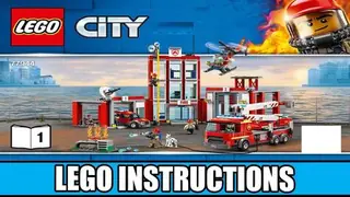 LEGO City 77944 Fire Station Headquarters building instructions
