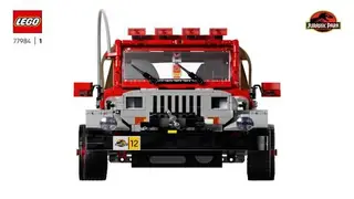 LEGO Jurassic World 77984 Jurassic Park Jeep Wrangler building instructions