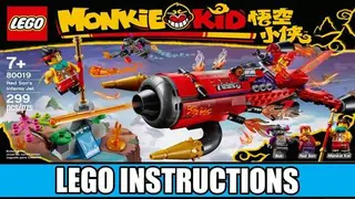 LEGO Monkie Kid 80019 Red Son's Inferno Jet building instructions