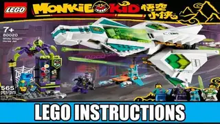 LEGO Monkie Kid 80020 White Dragon Horse Jet building instructions