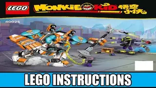 LEGO Monkie Kid 80025 Sandy's Power Loader Mech building instructions